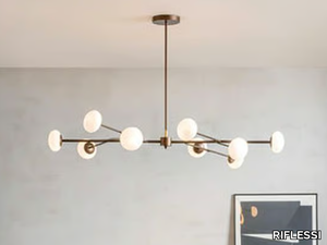 RAMY S - Painted metal pendant lamp _ RIFLESSI