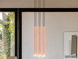 STILO S6 - Painted metal pendant lamp _ RIFLESSI