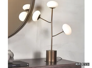 RAMY T - Painted metal table lamp _ RIFLESSI