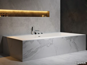 DELIGHT 8410 - Rectangular Corian® bathtub _ RILUXA