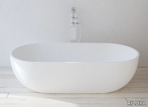 NANTES - Oval Solid Surface bathtub _ RILUXA