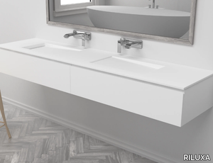 CANADA - Double wall-mounted vanity unit _ RILUXA