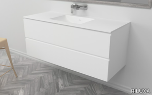 REFRESH - Single wall-mounted vanity unit _ RILUXA