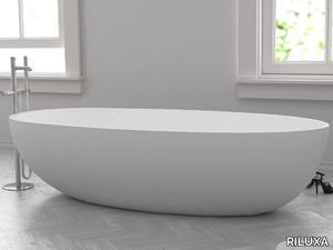 HAMBOURG - Oval Solid Surface bathtub _ RILUXA