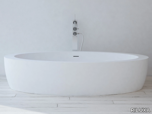 HANNOVER - Oval Solid Surface bathtub _ RILUXA