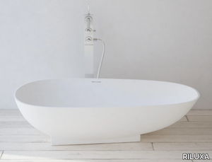 PARIS - Oval Solid Surface bathtub _ RILUXA