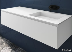 SQUARE - Vanity unit with drawers _ RILUXA