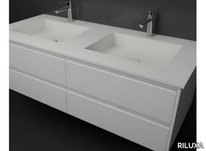 SQUARE - Vanity unit with drawers _ RILUXA