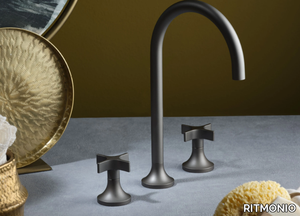 DIAMETRO35 CROSS - 3 hole countertop washbasin tap _ RITMONIO