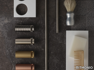 ELEMENTA FOR DIAMETRO35 IMPRONTE - Metal towel rail _ RITMONIO