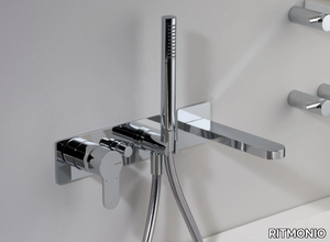 TAB - Single handle Recessed chromed brass bathtub mixer _ RITMONIO