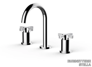 SIMPLE - 3 hole washbasin tap with individual rosettes _ RUBINETTERIE STELLA