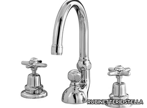 ITALICA 3225TC - 3 hole washbasin tap with adjustable spout _ RUBINETTERIE STELLA