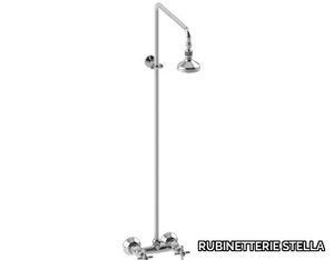 ITALICA 3283-301-314A-90 - Wall-mounted shower panel with overhead shower _ RUBINETTERIE STELLA