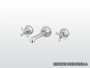 ROMA 3229 - 3 hole wall-mounted washbasin tap _ RUBINETTERIE STELLA