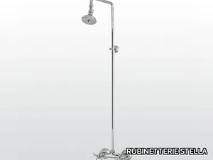 ROMA 3283/301/314A - Wall-mounted shower panel with overhead shower _ RUBINETTERIE STELLA