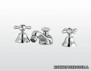 ROMA 3601 - 3 hole bidet tap with swivel spout _ RUBINETTERIE STELLA