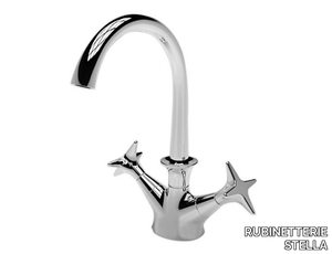 130 - 3217 - 1 hole washbasin tap with adjustable spout _ RUBINETTERIE STELLA