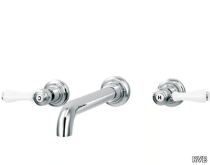 1935 LIMOGES - 3 hole wall-mounted bathtub mixer _ RVB