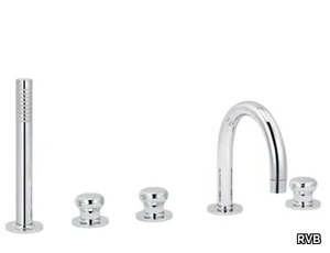 DEVILLE - 5 hole bathtub set with hand shower _ RVB