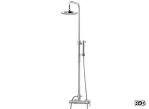 DYNAMIC - Wall-mounted thermostatic shower panel with hand shower _ RVB