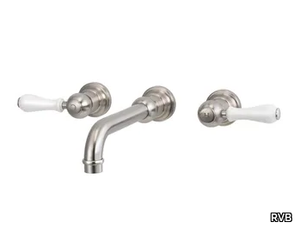 FLAMANT BUTLER - 3 hole wall-mounted washbasin mixer _ RVB