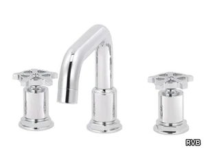 FLAMANT FACTORY - 3 hole countertop metal washbasin mixer _ RVB