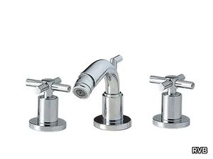 SULLY - 3 hole bidet mixer with swivel spout _ RVB