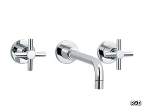 SULLY - 3 hole wall-mounted washbasin mixer _ RVB