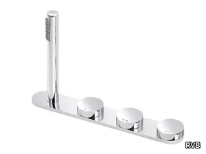 TUNE - Thermostatic bathtub set with hand shower _ RVB