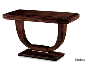 AMERICA - Rectangular ebony console table _ Radice