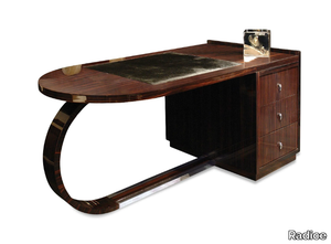 BRERA - Wooden writing desk with drawers _ Radice