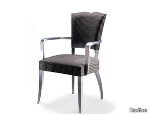 KISS - Fabric chair with armrests _ Radice