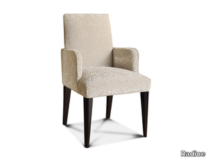 HOLLY - Fabric chair with armrests _ Radice