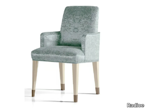 HOLLY - Fabric chair with armrests _ Radice