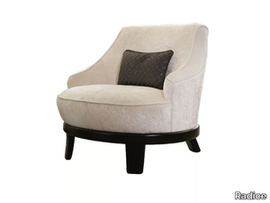 JACKIE - Fabric armchair with armrests _ Radice