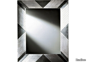 SILVER STAR - Framed silver leaf mirror _ Radice