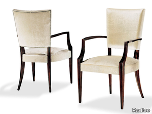 SYMPHONY - Fabric chair with armrests _ Radice