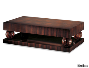 KING - Rectangular ebony coffee table _ Radice