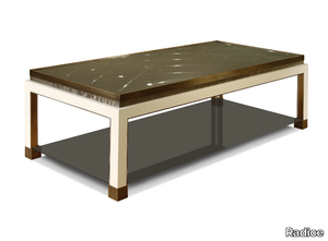 DUMAS - Rectangular glass coffee table _ Radice