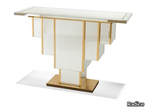 INCISO - Rectangular mirrored glass console table _ Radice