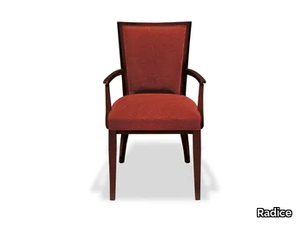 PROVENCE - Velvet chair with armrests _ Radice