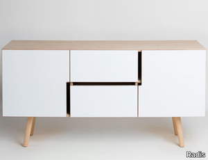 MAN - Multi-layer wood sideboard with doors _ Radis