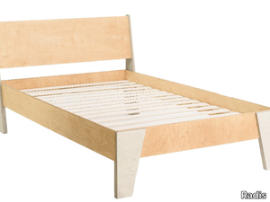 HUH - Plywood double bed _ Radis