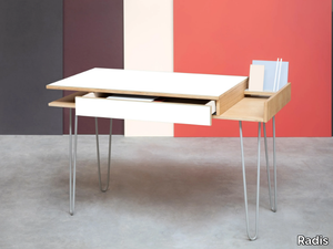 NOBLE - Rectangular writing desk _ Radis