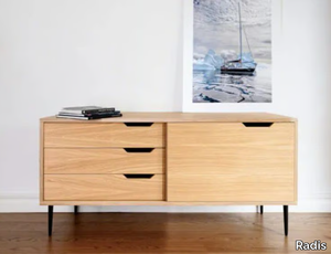 NOBLE - Sideboard with sliding doors _ Radis