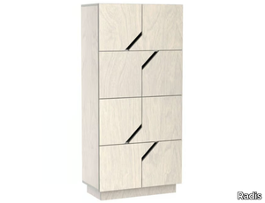 MAZE - Birch highboard with doors _ Radis