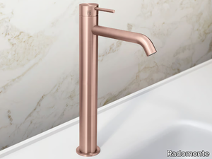 TKI93 - Countertop single handle steel washbasin mixer _ Radomonte