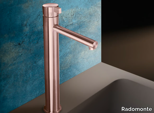 TXQ93 - Countertop single handle steel washbasin mixer _ Radomonte