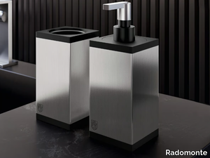 AQX22 - Steel Bathroom soap dispenser _ Radomonte